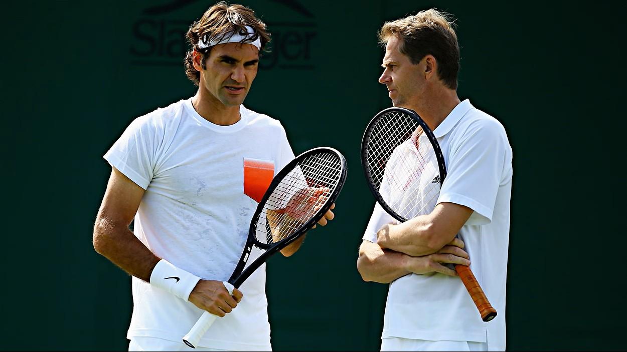 Roger Federer et Stefan Edberg