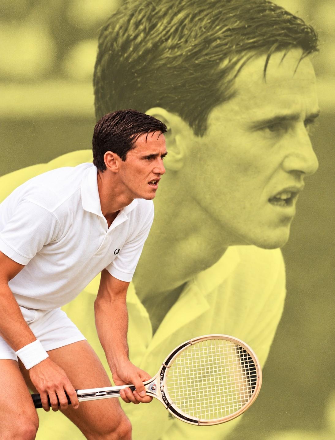Roy Emerson en action