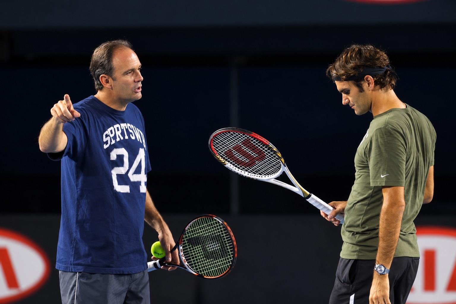 Paul Annacone, entraîneur de Roger Federer