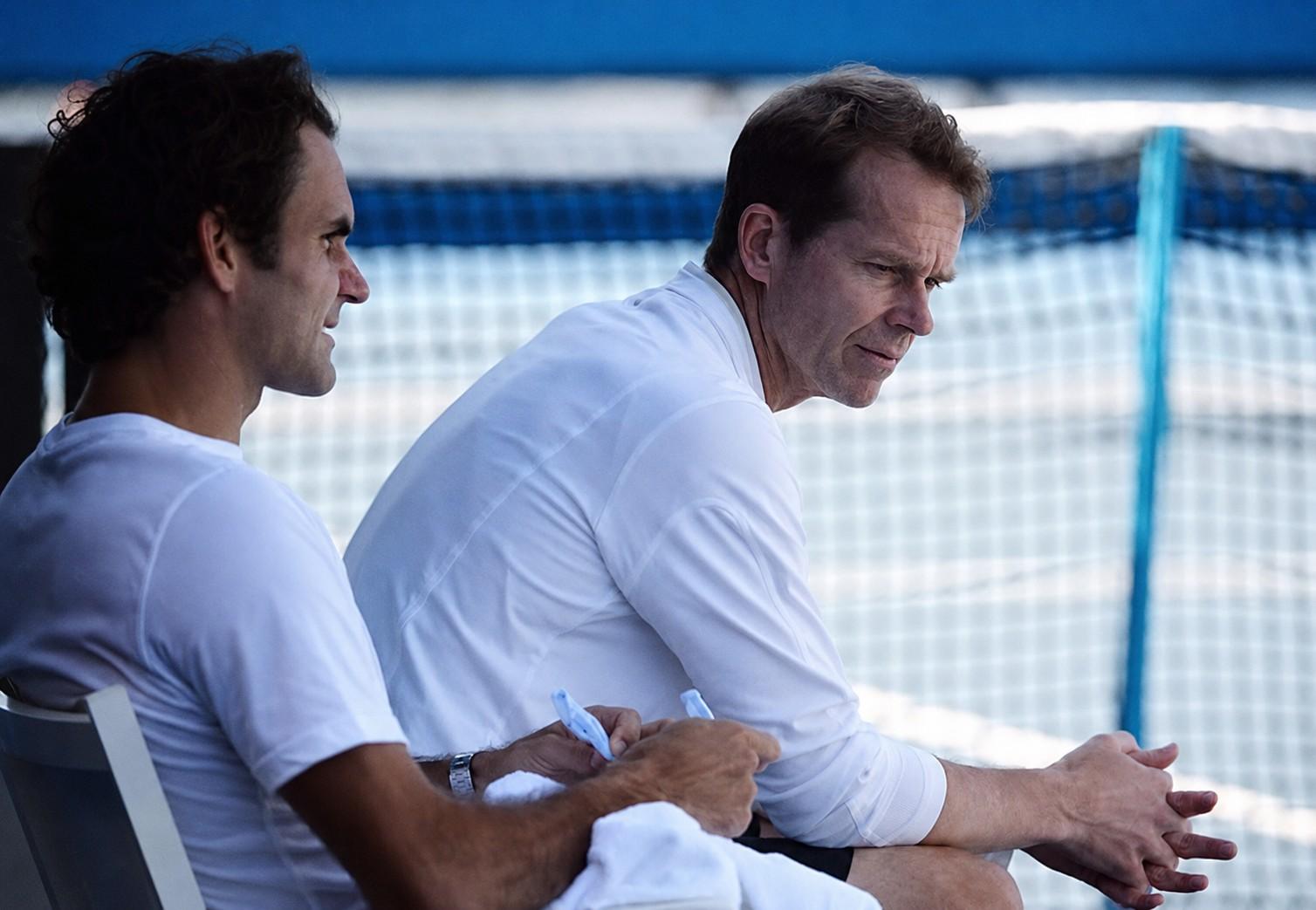 Stefan Edberg, entraîneur de Roger Federer