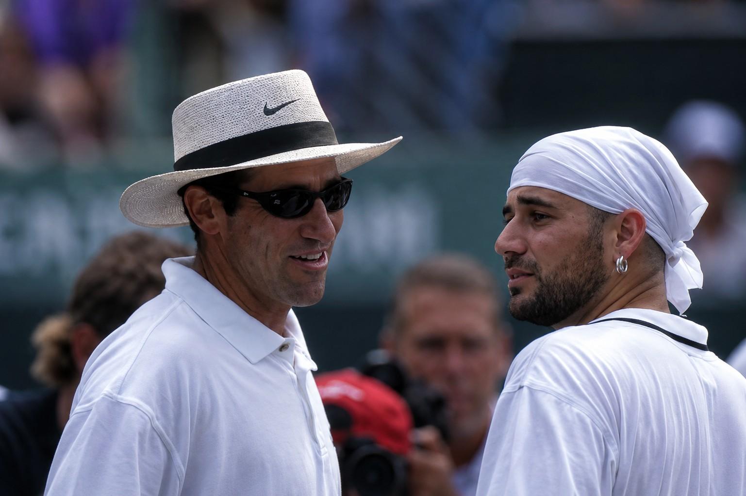 Brad Gilbert avec Andre Agassi