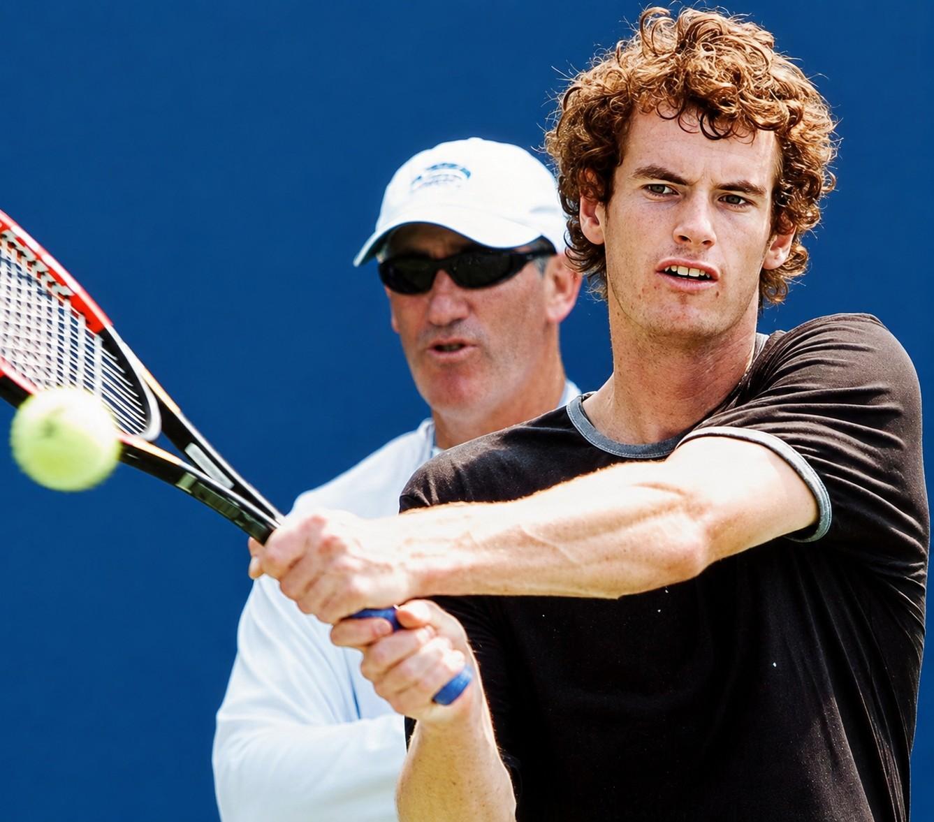Brad Gilbert avec Andy Murray