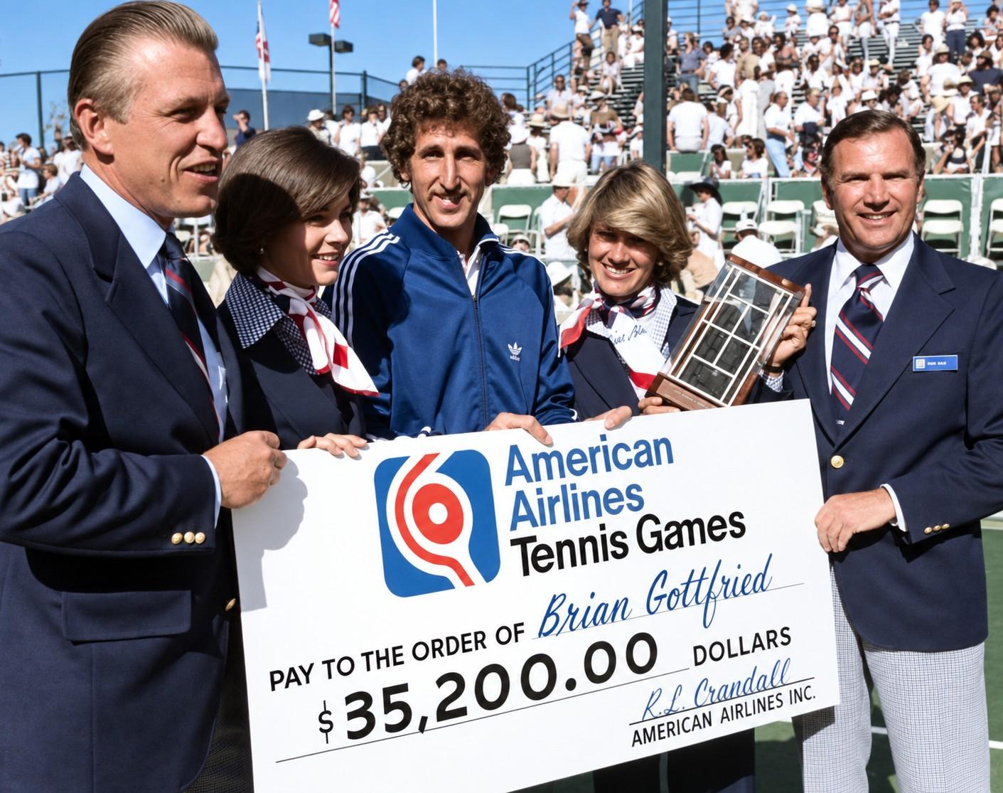 Brian Gottfried récompensé à Palm Springs en 1977