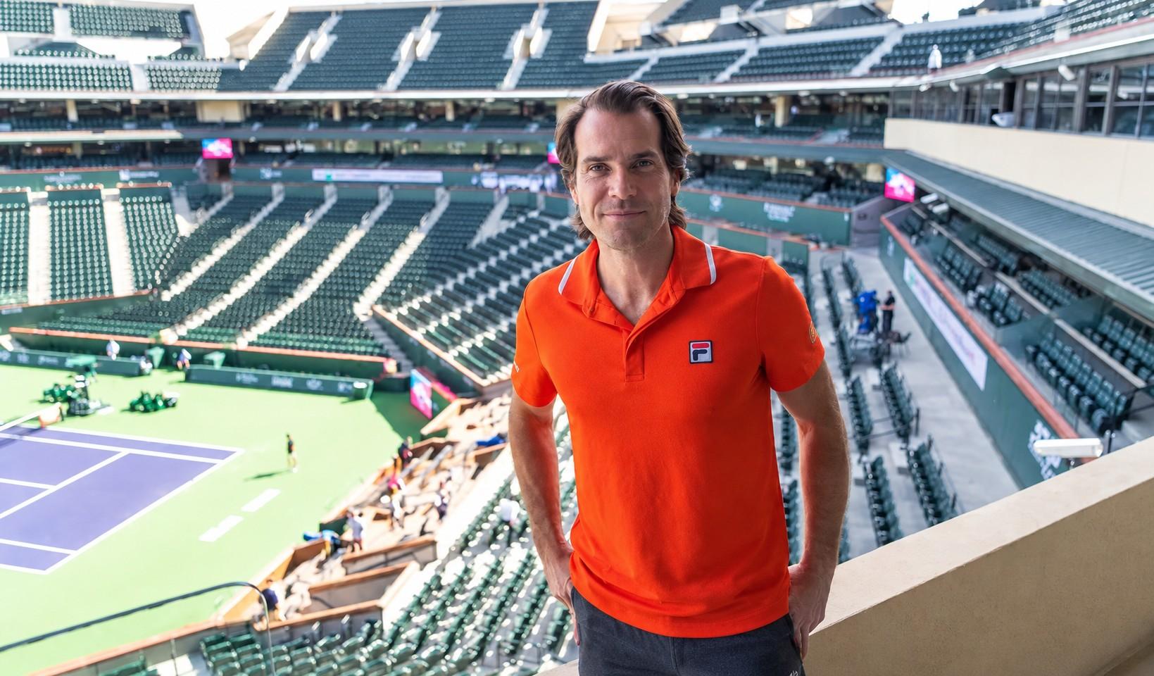 Tommy Haas à Indian Wells, dont il est le directeur du tournoi