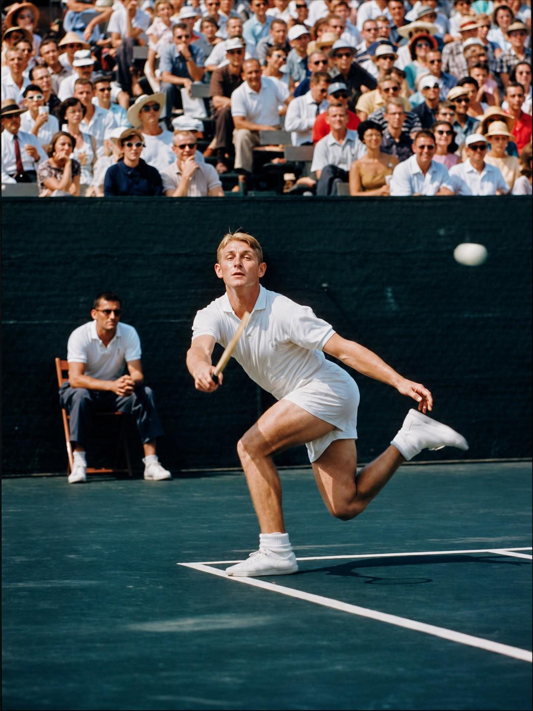 Lew Hoad au sommet de son jeu