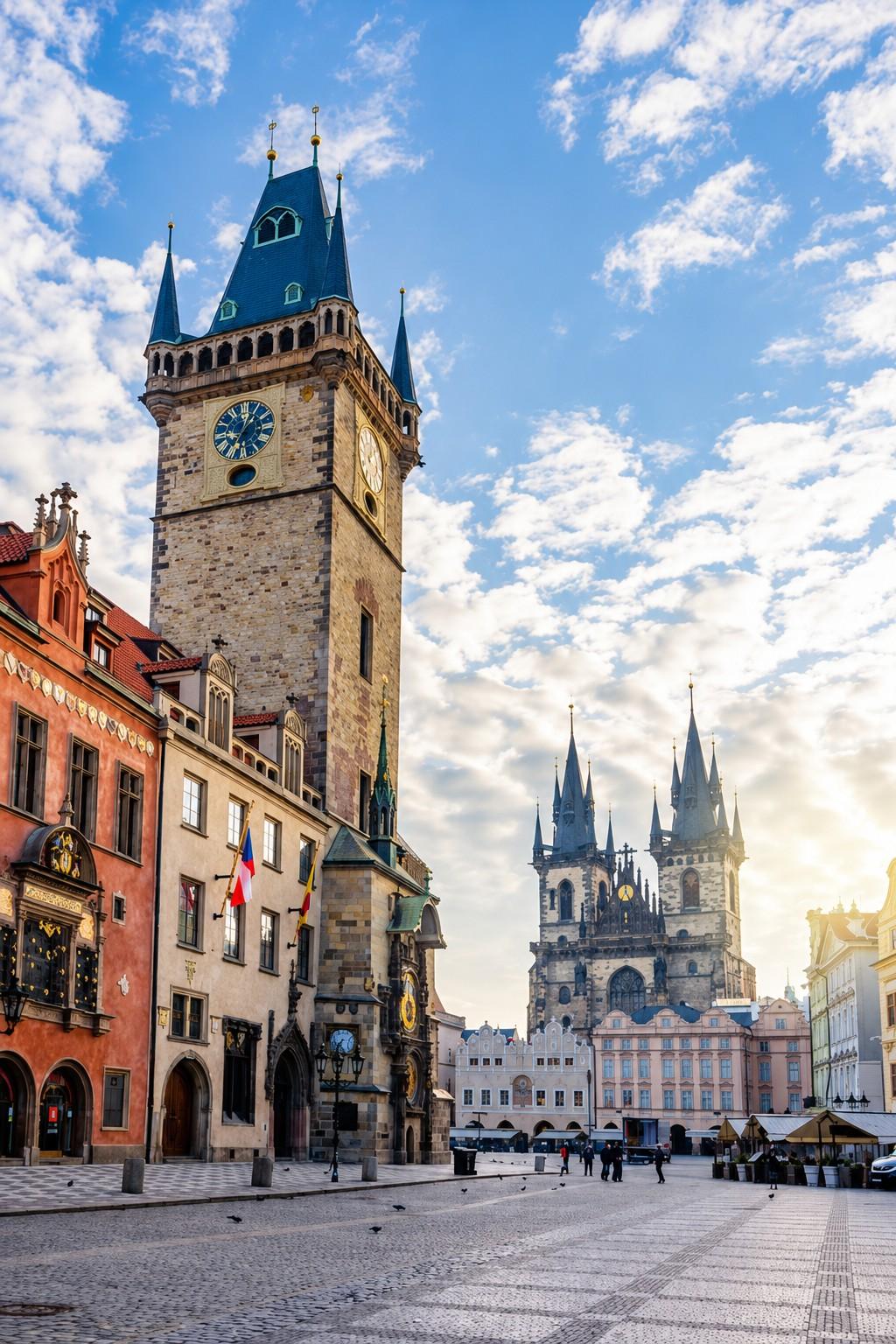 La vieille ville de Prague, ville natale de Petr Korda