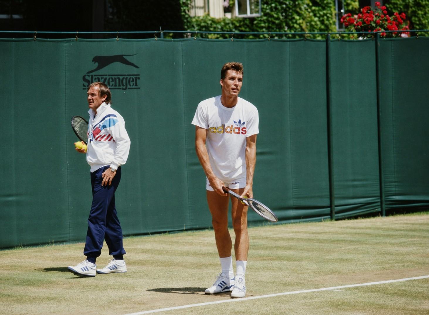 Ivan Lendl et Tony Roche