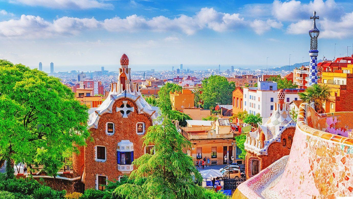 Vue de Barcelone depuis le parc Güell