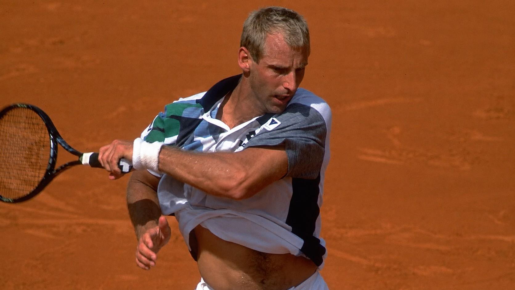 Thomas Muster sur terre battue