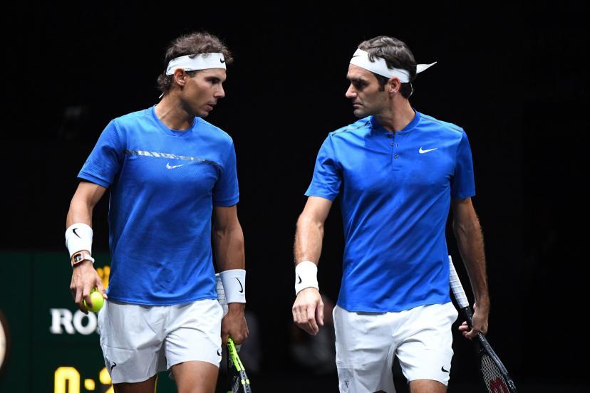 Rafael Nadal et Roger Federer