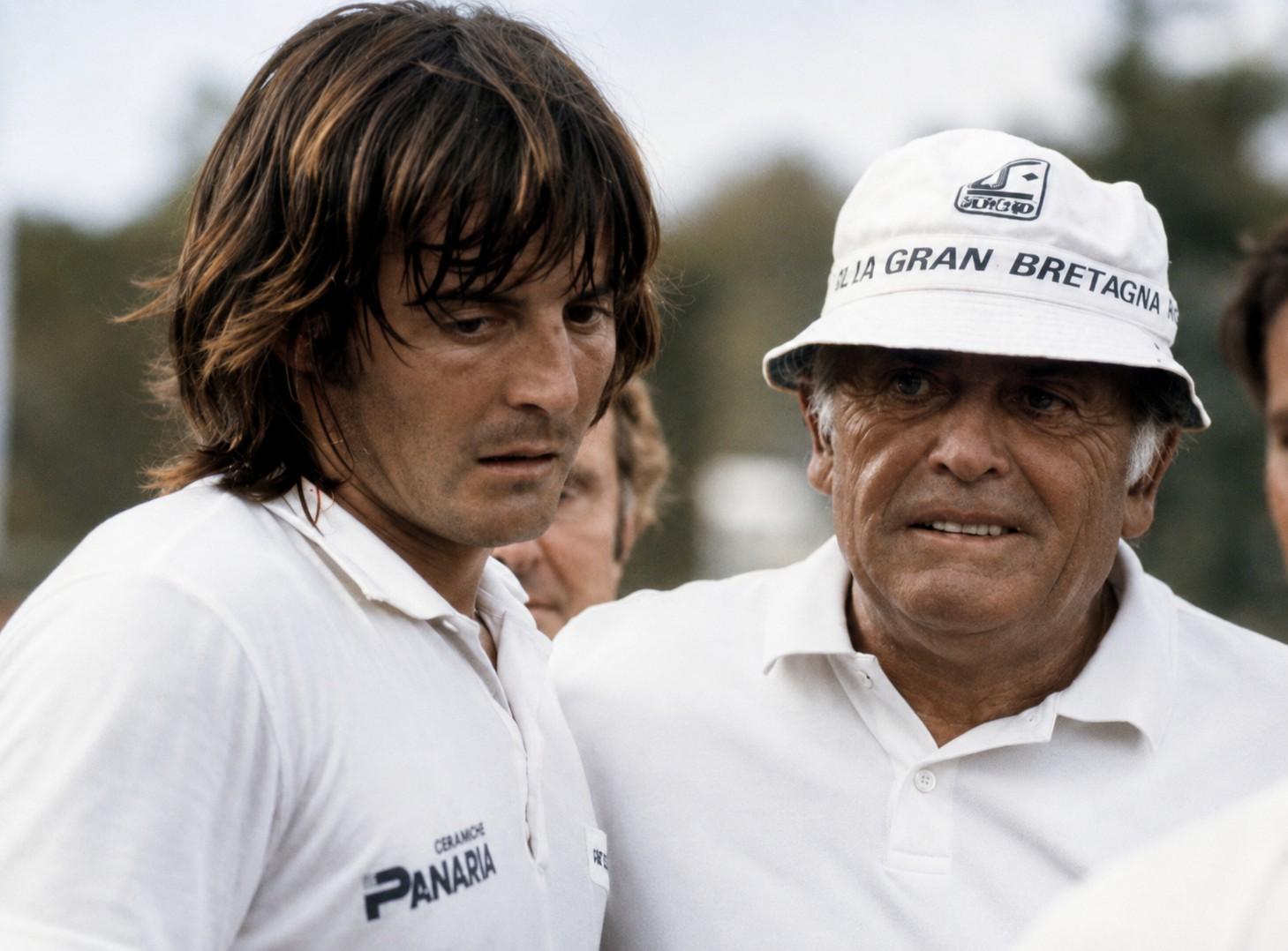 Adriano Panatta avec Mario Belardinelli
