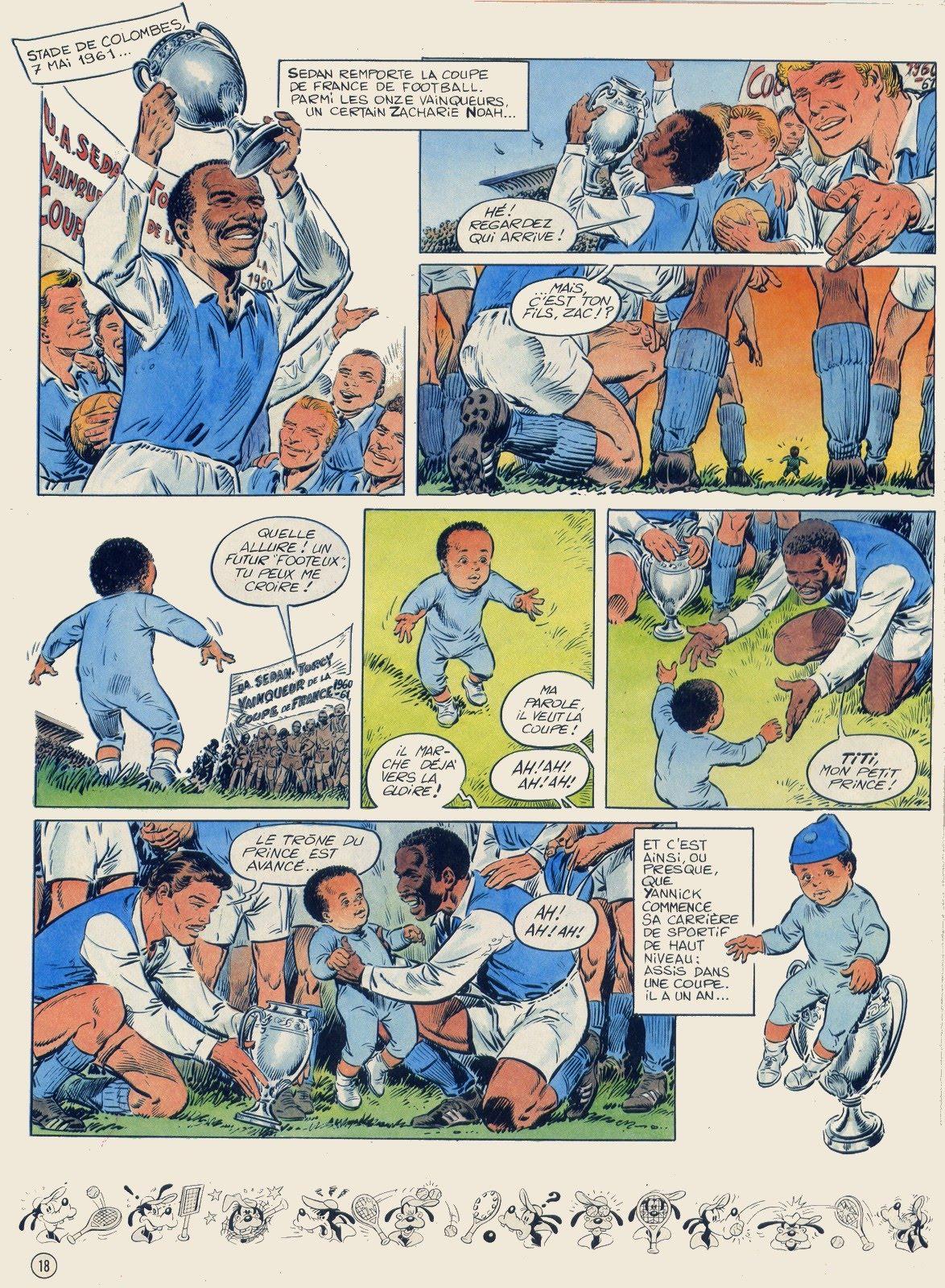 Yannick Noah en bande dessin&eacute;e - planche 02