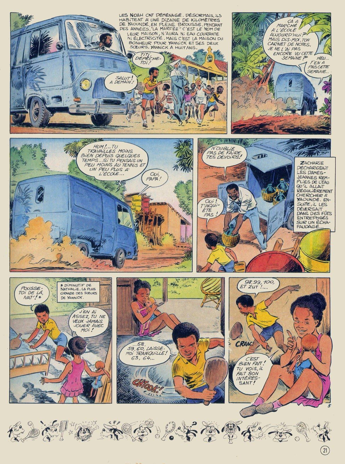 Yannick Noah en bande dessin&eacute;e - planche 05