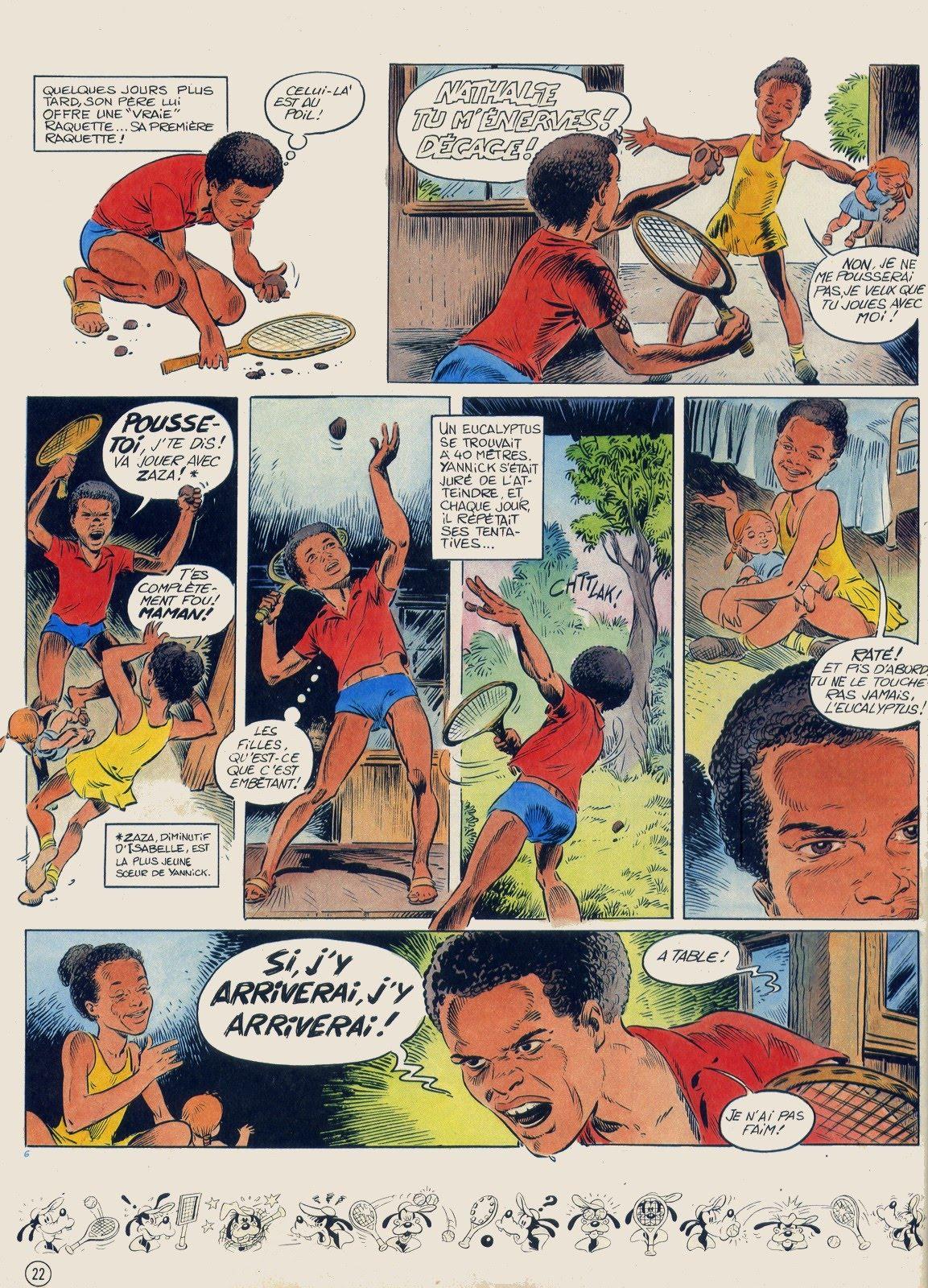 Yannick Noah en bande dessin&eacute;e - planche 06
