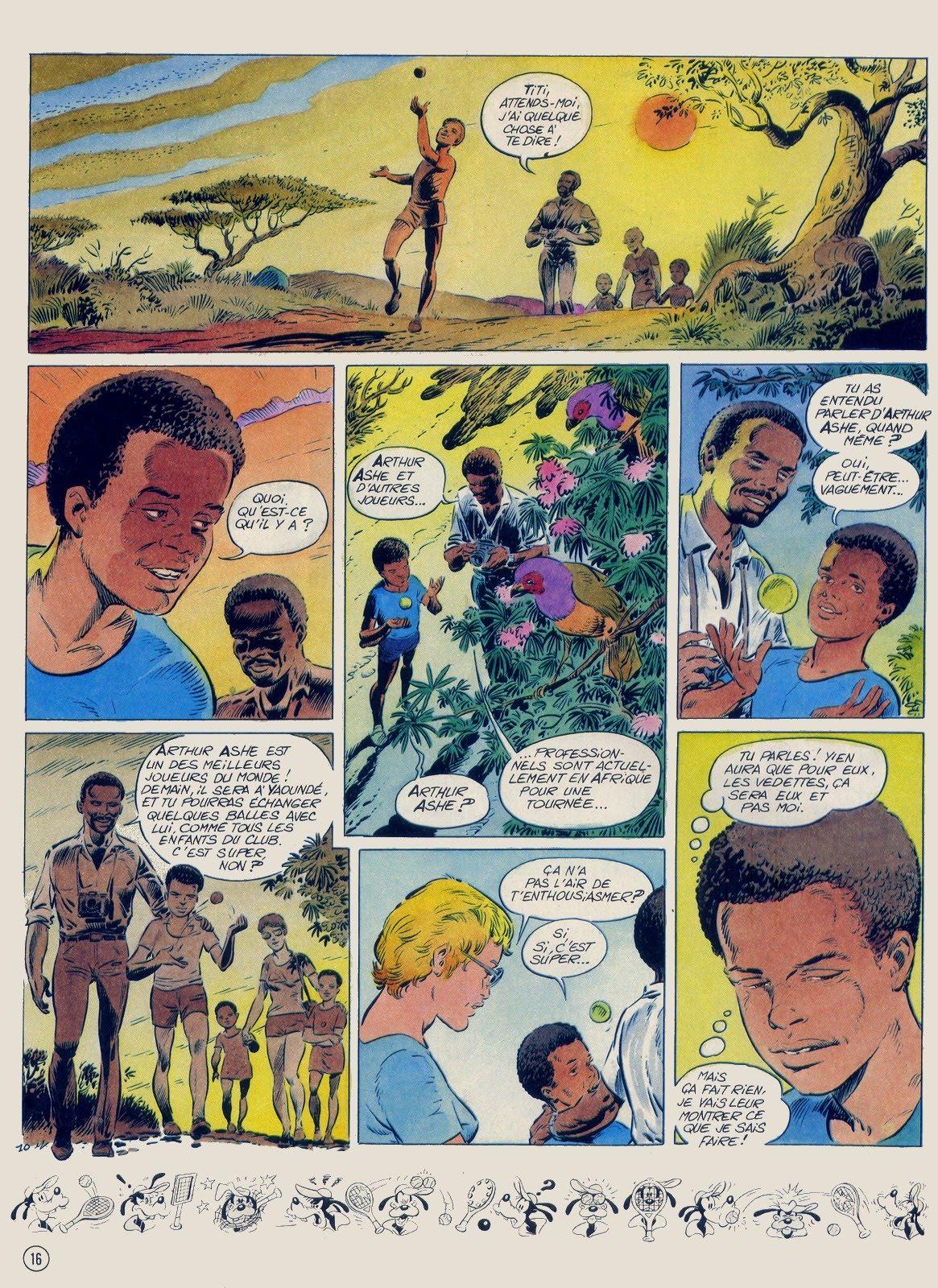 Yannick Noah en bande dessin&eacute;e - planche 10
