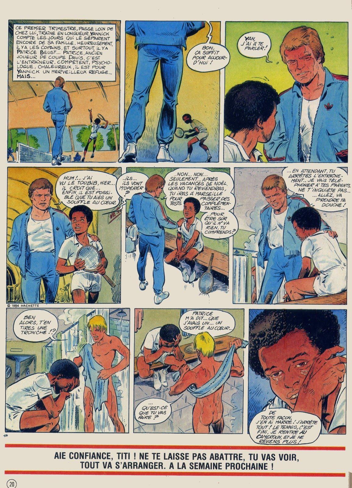 Yannick Noah en bande dessin&eacute;e - planche 14