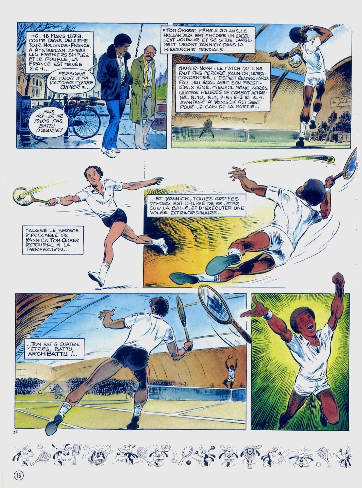Yannick Noah en bande dessin&eacute;e - planche 22
