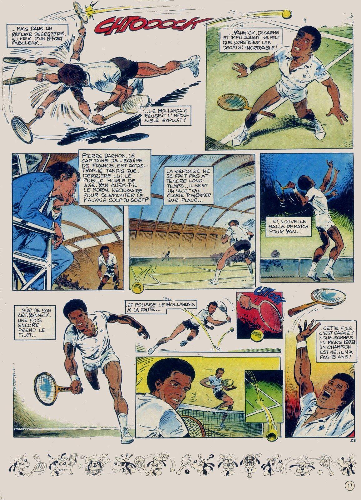 Yannick Noah en bande dessin&eacute;e - planche 23