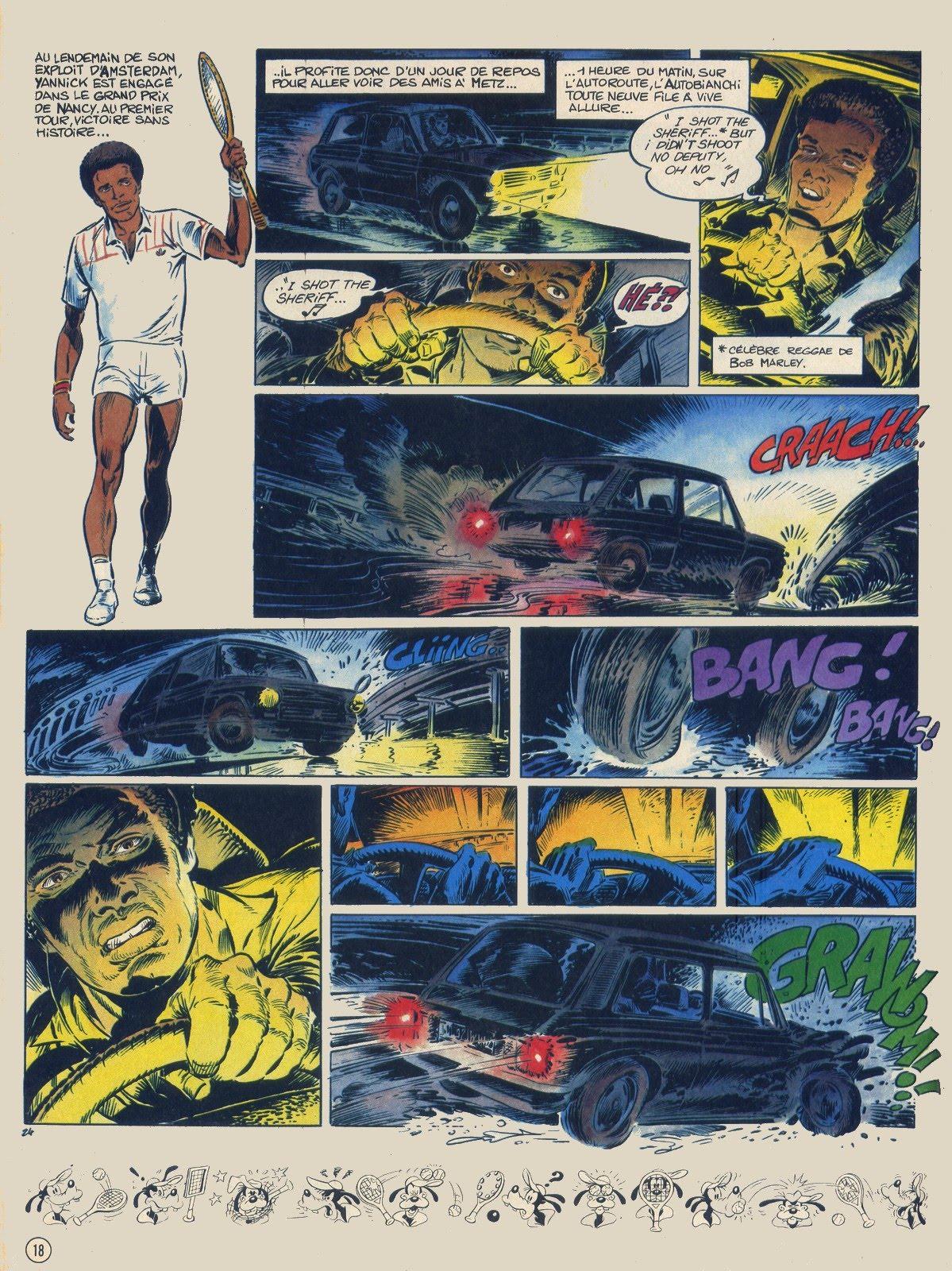 Yannick Noah en bande dessin&eacute;e - planche 24