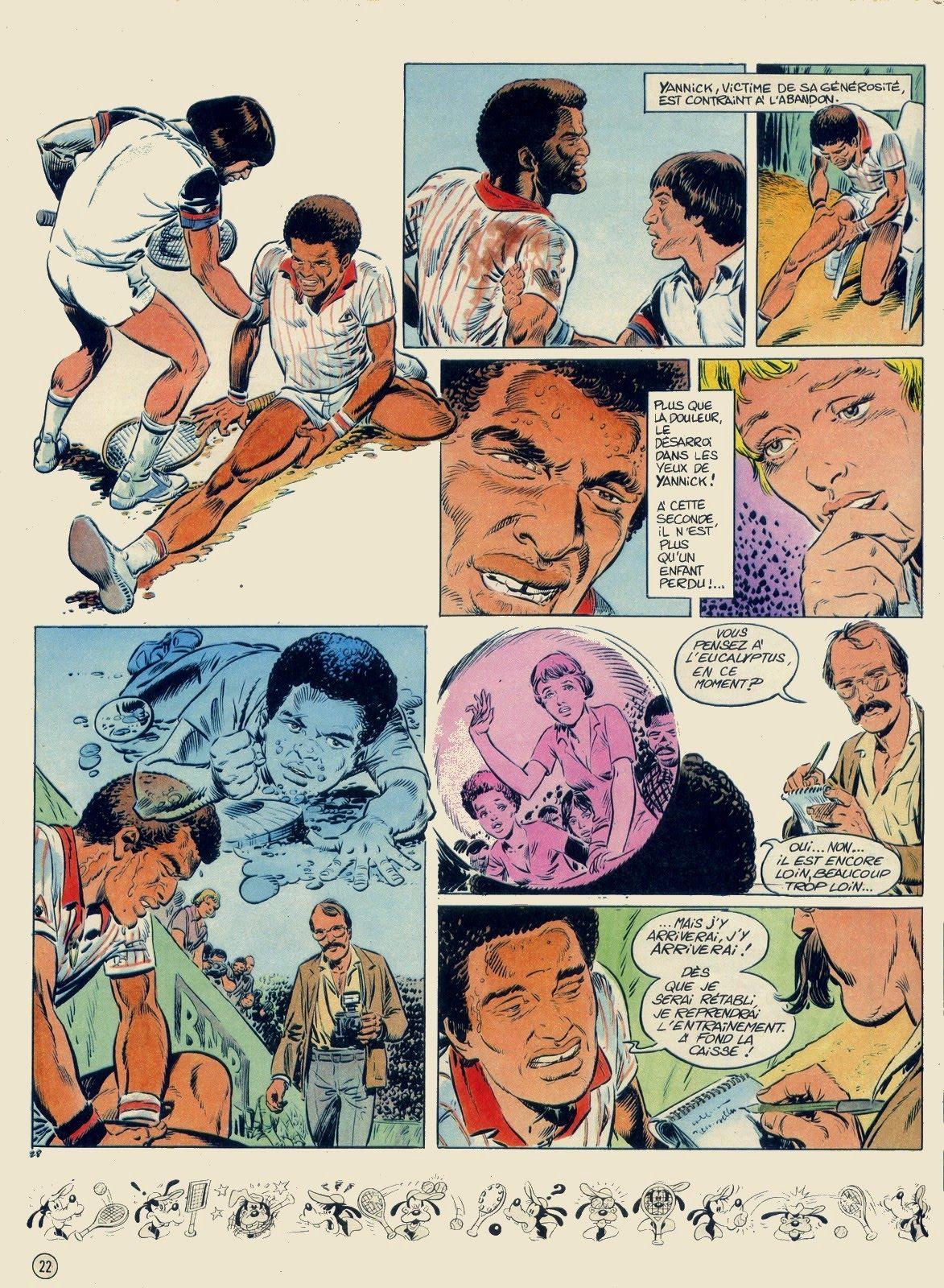 Yannick Noah en bande dessin&eacute;e - planche 28