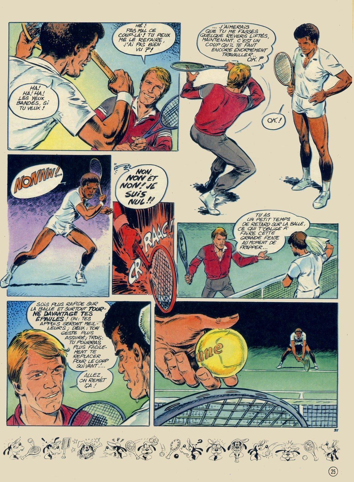 Yannick Noah en bande dessin&eacute;e - planche 31