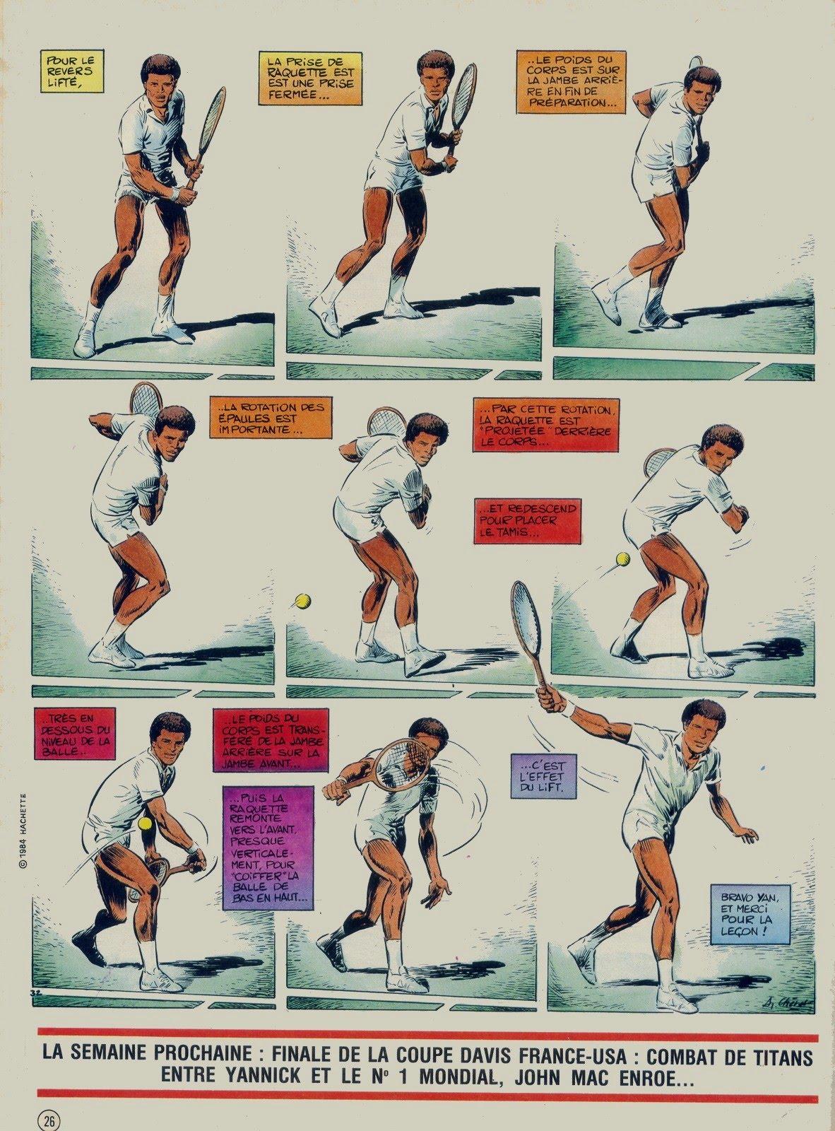 Yannick Noah en bande dessin&eacute;e - planche 32