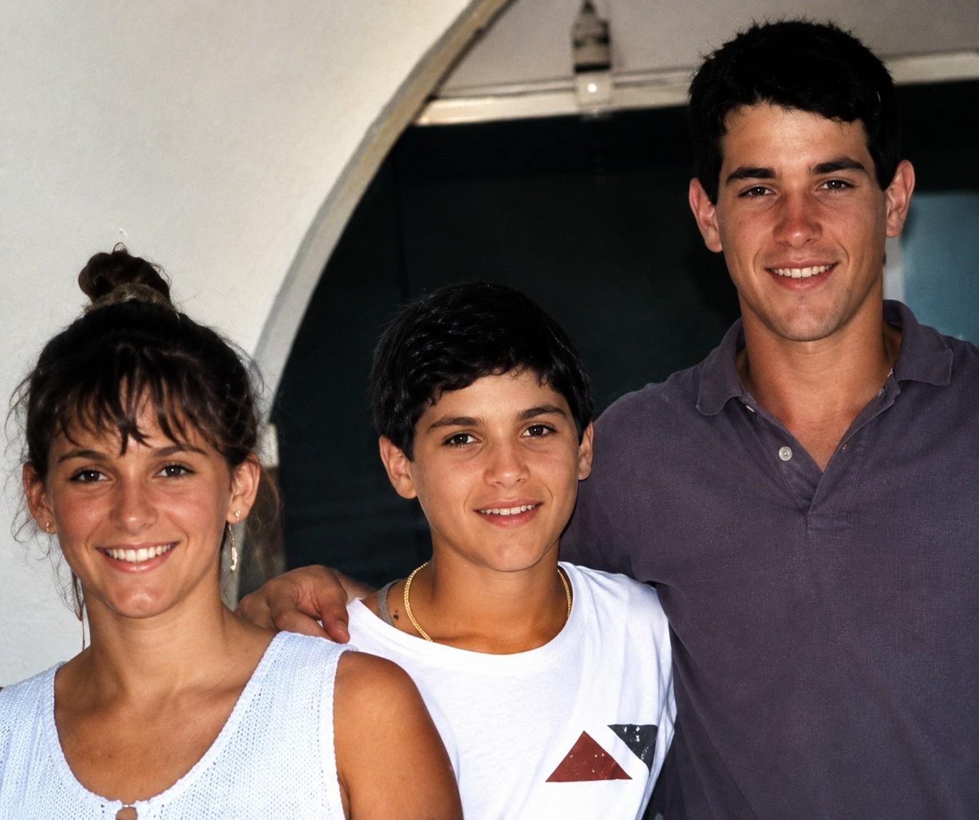 Patrick Rafter jeune avec sa famille