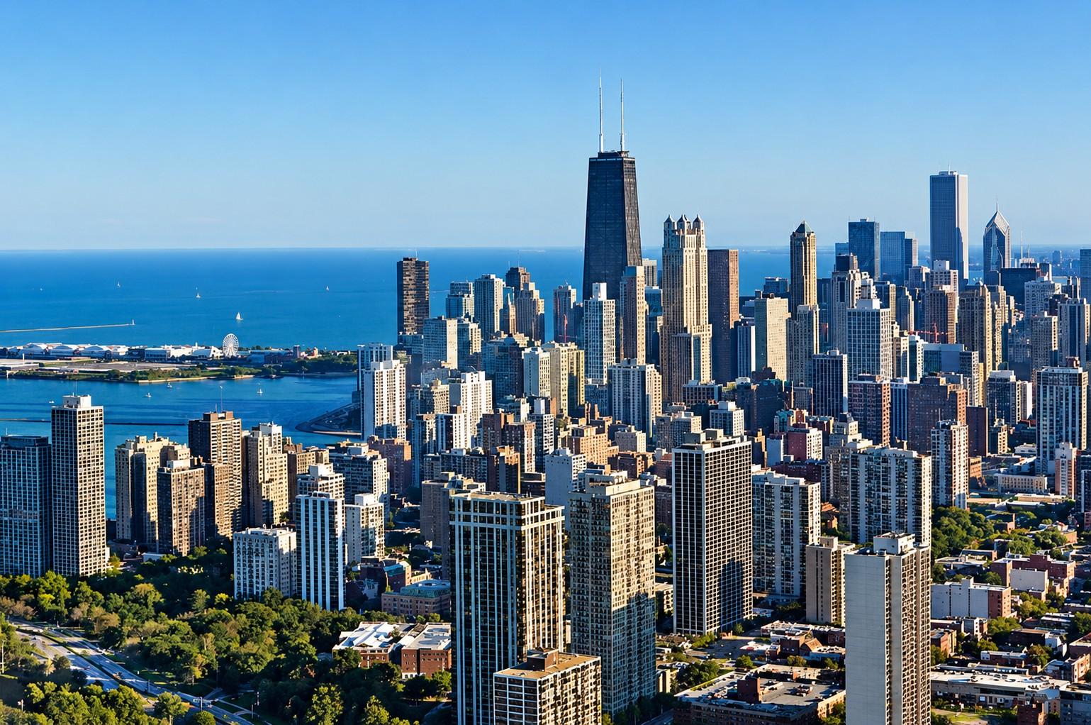 Vue de Chicago, ville natale de Vince Spadea