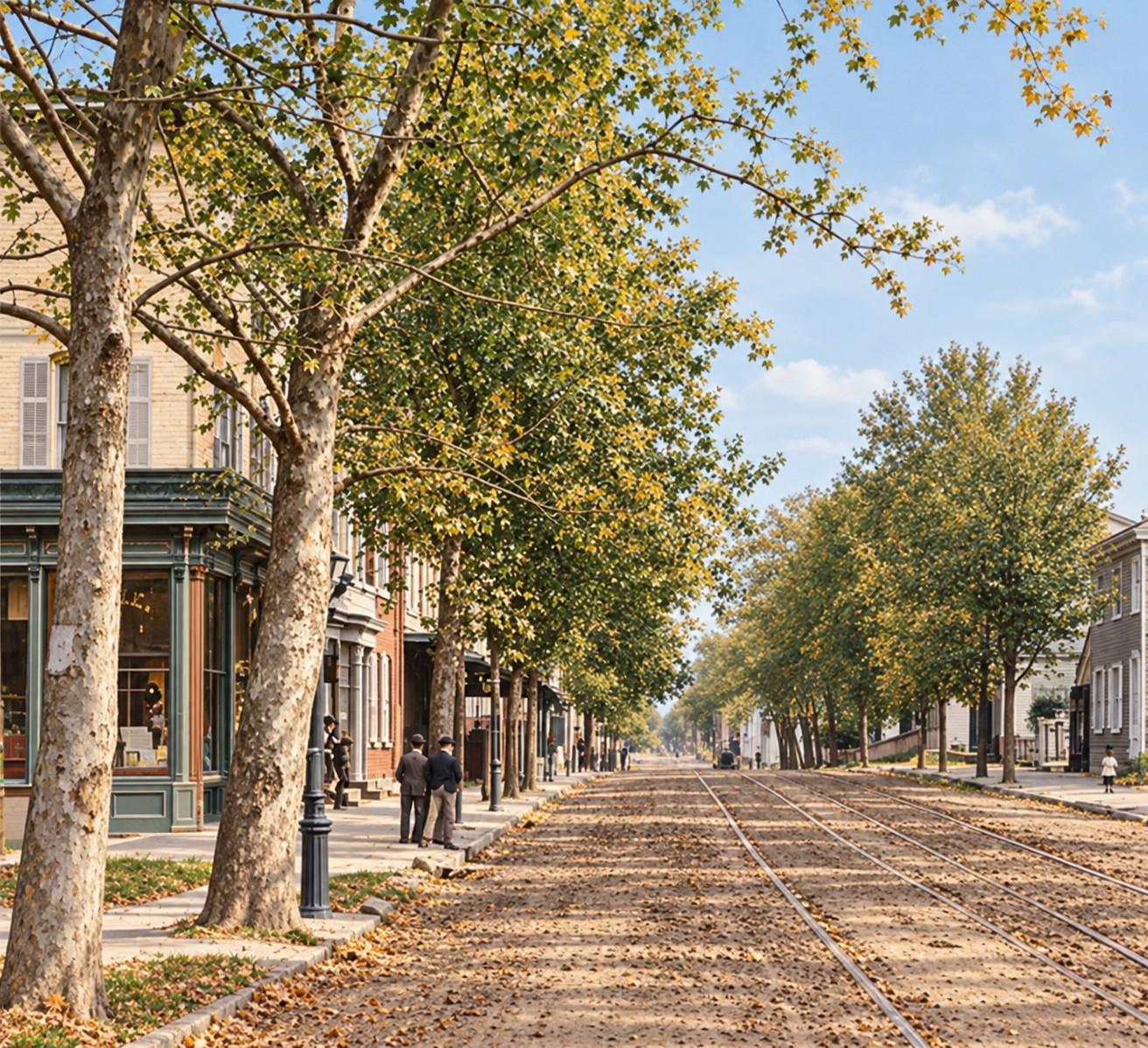 Une rue de Germantown, à Philadelphie