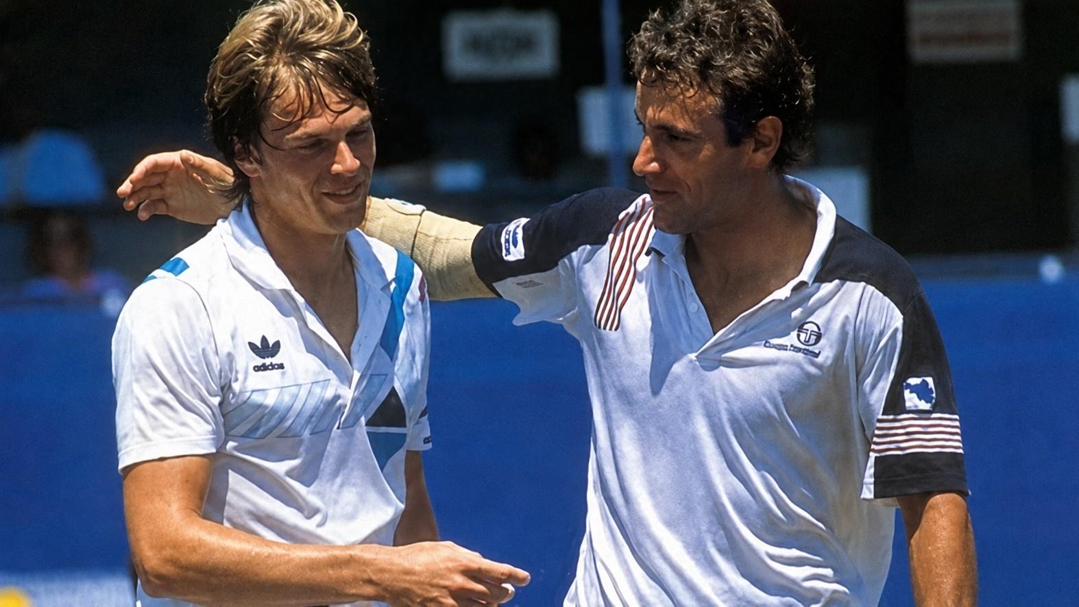 Mats Wilander et Stefan Edberg