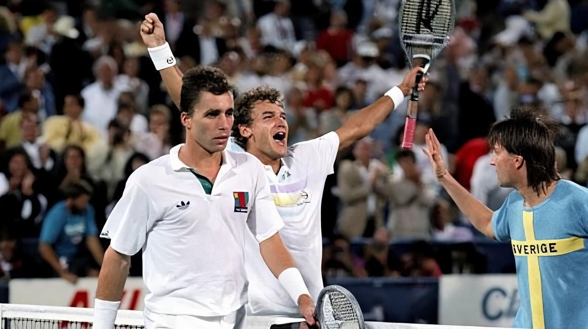 Ivan Lendl et Mats Wilander